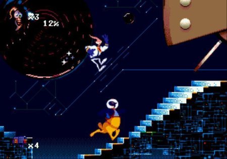 Червяк Джим 2 (Earthworm Jim 2) Русская Версия (16 bit) 