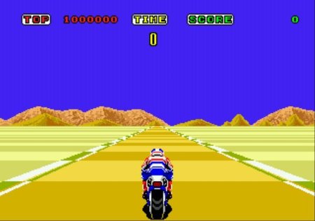 Super Hang-On (Супер мотогонки) Русская Версия (16 bit) 