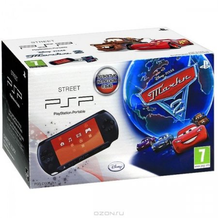   Sony PlayStation Portable Street PSP E1008 Black RUS (׸) +   2 +  LittleBigPlanet