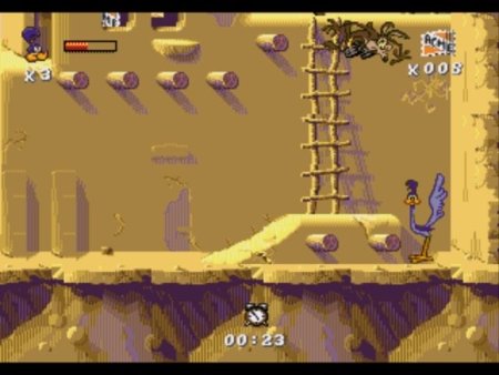 Койот и Страус (Desert Demolition) Русская Версия (16 bit) 
