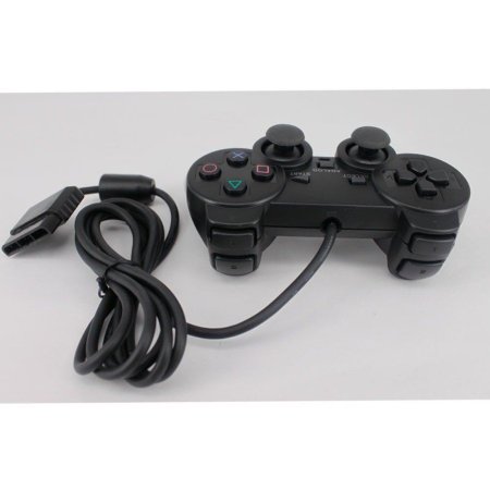 Геймпад проводной DualShock 2 (Black) Черный (PS1/PS2) для Sony PS2