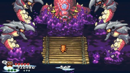 Игра Pocky and Rocky Reshrined (PS4) Playstation 4
