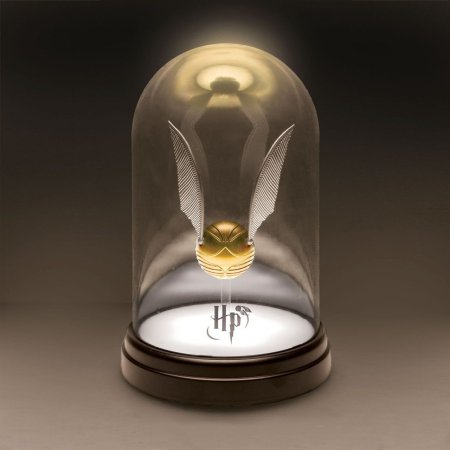  Светильник Paladone: Гарри Поттер (Harry Potter) Колпак освещаемый с золотым снитчем (Bell Jar Light Golden Snitch) 20 см