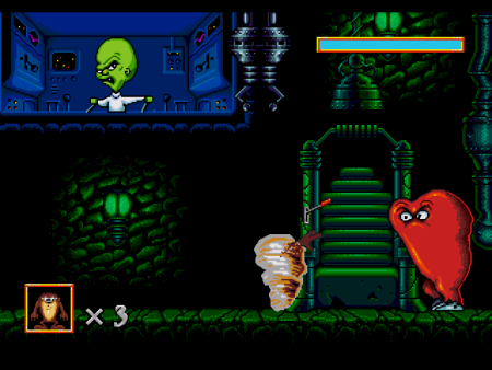 Побег с Марса в главной роли Таз (Taz in Escape from Mars) (16 bit) 