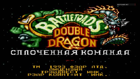 Боевые Жабы и Двойной Дракон (Battletoads and Double Dragon) Русская Версия (16 bit) 