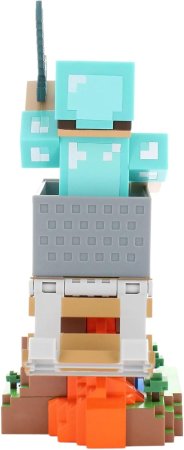  Фигурка подставка для геймпада/телефона Cable Guys: Стив в Алмазной Броне (Steve in Diamond Armour) Майнкрафт (Minecraft) (897252) 20 см 