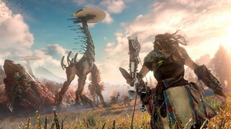 Игра Horizon Zero Dawn. Complete Edition Русская Версия (PS4) USED Б/У Playstation 4