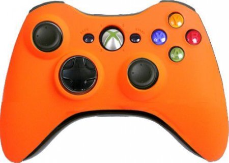   Wireless Controller  Xbox 360 (Orange)  (Xbox 360) 