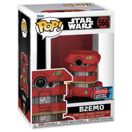 фигурки Фигурка Funko POP! Bobble: Андор Би2ЕМО НЙКК22 (Andor B2EMO NYCC22 (Exc)) Звездные Войны (Star Wars) ((566) 67057) 9,5 см