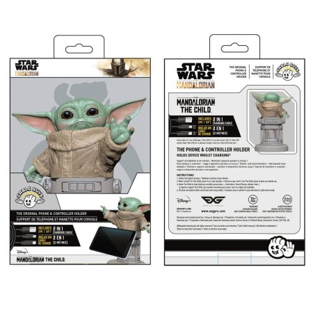 Фигурка подставка для геймпада/телефона Cable Guys: Мандалорец Дитя Грогу (The Mandalorian The Child Grogu) Звездные войны (Star Wars) (894008)