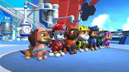 Игра PAW Patrol The Movie: Adventure City Calls (Фильм Щенячий патруль: Город приключений зовет) Русская Версия (PS4) USED Б/У Playstation 4
