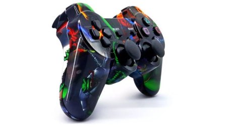 Геймпад беспроводной Dualshock 3 Wireless Controller (Герои Marvel: Spider-Man) (PS3) 
