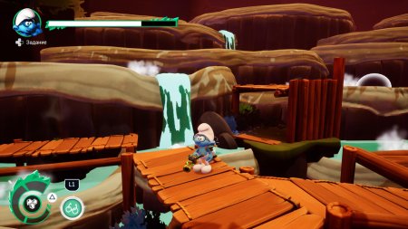 игра The Smurfs 2 (Смурфики 2): Пленники Зеленого Камня (The Prisoners of the Green Stone) Русская Версия (Switch) для Nintendo Switch