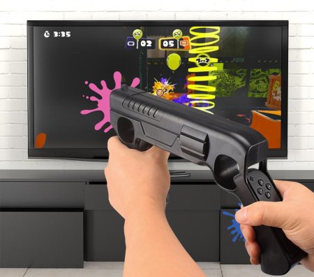 Автомат-крепление для контроллеров Joy-Con Game Gun (GNS-870) Черный (Switch)