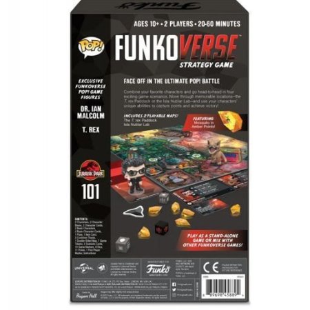 Настольная игра Funko POP! Funkoverse: Парк юрского периода (Jurassic Park) (101 Expandalone) (45889)