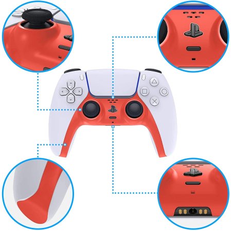 Декоративная панель для геймпада Playstation DualSense (GAM-P5001) Красный (Red) (PS5)