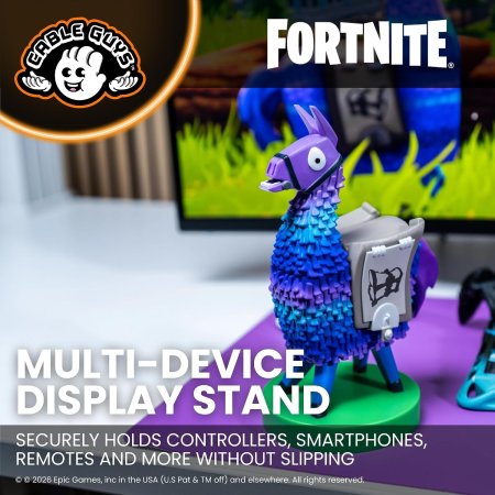 Фигурка подставка для геймпада/телефона Cable Guys: Лама с припасами (Supply Llama) Фортнайт (Fortnite) 20 см