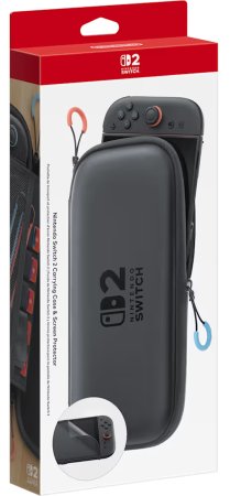 Чехол-сумка + защитная пленка Nintendo Switch 2 Carrying Case & Screen Protector (Black) Черный (Switch 2)