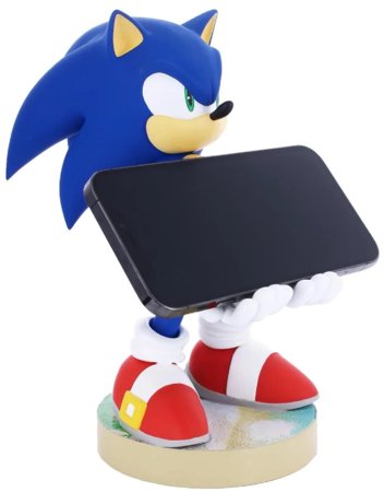 Фигурка подставка для геймпада/телефона Cable Guys: Модерн Соник (Modern Sonic) Ёж Соник (Sonic The Hedgehog) (895807) 20 см