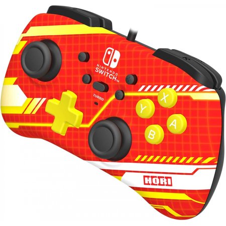 Геймпад проводной HORI (NSW-255A) Красный (Red) (Switch)