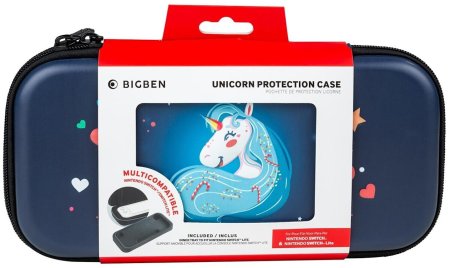 Чехол-сумка NACON BigBen 3D Unicorn Pouch (BB3119) (002102) (Slim Size) (Switch/Lite)