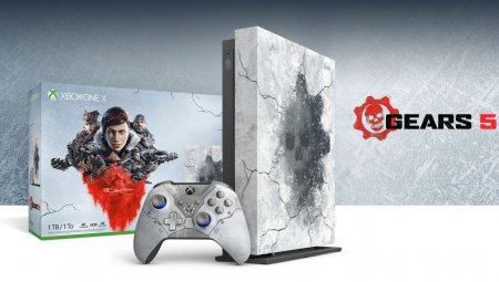   Microsoft Xbox One X 1Tb Gears 5 Limited Edition + Gears of War: Ultimate Edition + Gears 2, 3, 4 (Gears of War 2, 3, 4) + Gears 5 Ultimate Edition (Gears of War) 