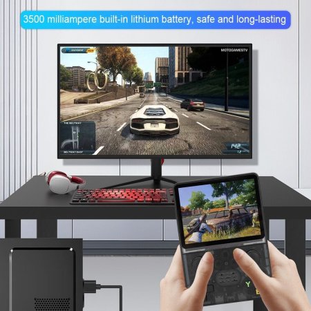 Портативная игровая приставка Game Station Black 128 GB (R35S) Черный (Black) для 8 bit, Денди (Dendy)