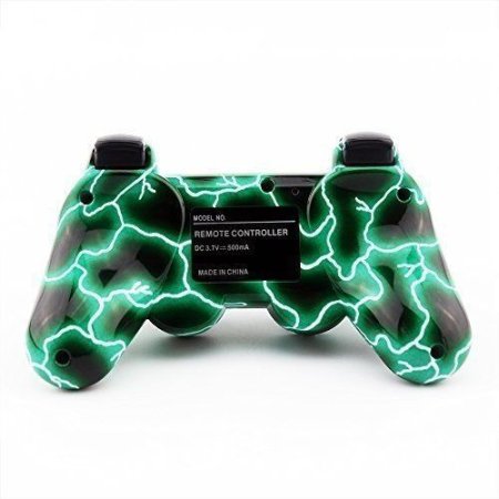 Геймпад беспроводной DualShock 3 Wireless Controller «Зеленые молнии» (PS3) 