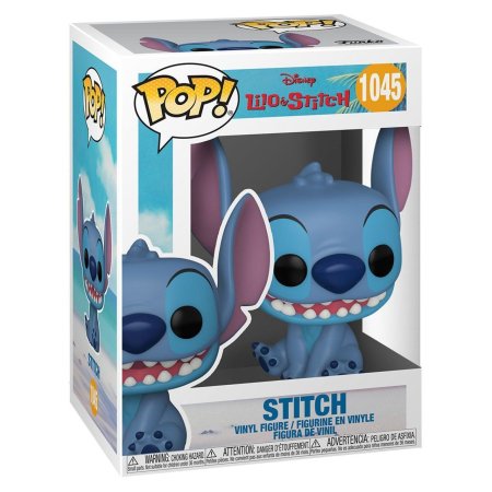 фигурки Фигурка Funko POP! Disney: Улыбающийся Сидящий Стич (Smiling Seated Stitch) Лило и Стич (Lilo & Stitch) (55617) 9,5 см