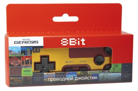 Геймпад проводной Retro Genesis Controller P2 (8 bit) для 8 bit, Денди (Dendy)