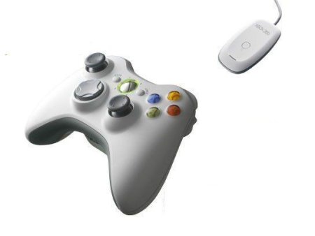 Геймпад беспроводной Xbox Wireless Controller Белый + ресивер для подключения к компьютеру (PC/Xbox 360) 