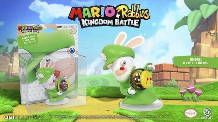 Фигурка Ubisoft: Кролик Луиджи (Rabbid Luigi) Mario + Rabbids Kingdom Battle (Битва За Королевство) 8 см