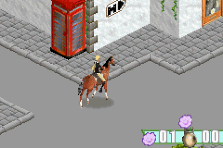 Приключение Барби лошадей: Голубая лента (Barbie Horse Adventures: Blue Ribbon Race) Русская Версия (GBA) для Game boy