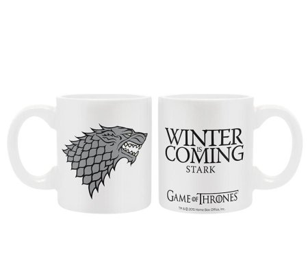  Набор ABYstyle: Эмблема Старков (Stark) Игра престолов (Game of Thrones) (кружка, брелок, бокал) (ABYPCK085)