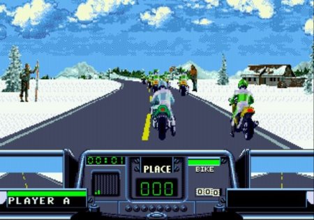 Гонки На Спортбайках: Дорожное безумие 3 (Road Rash 3: Tour de force)(16 bit) 