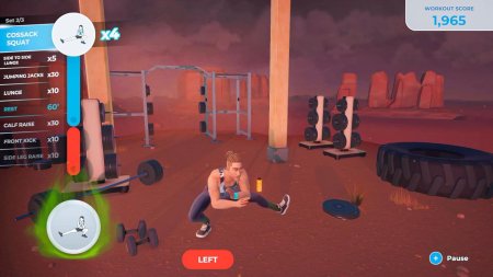 игра Let's get Fit + Спортивные ремни/Sports Strap для Joy Con 2 шт. (Switch) для Nintendo Switch