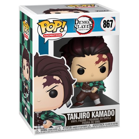 фигурки Фигурка Funko POP! Animation: Танджиро Камадо (Tanjiro Kamado) Клинок, рассекающий демонов (Demon Slayer) (49010) 9,5 см