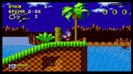 Соник Ежик (Sonic The Hedgehog) Русская Версия (16 bit) 