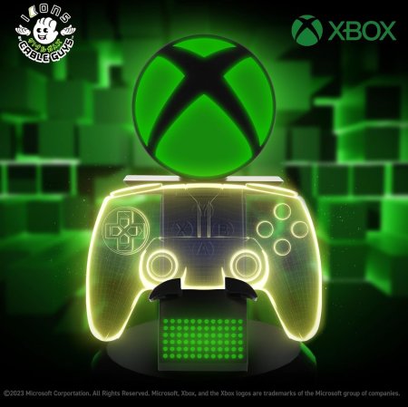  Фигурка подставка для геймпада/телефона Cable Guys IKON: Иксбокс Лайт Ап (XBOX Light Up) (896002) 20 см 