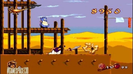 Сборник игр 15 в 1 № 1 BS-15001 Aladdin / Toy Story / Pinocchio /Donald /Bugs Banny Русская Версия (16 bit) 