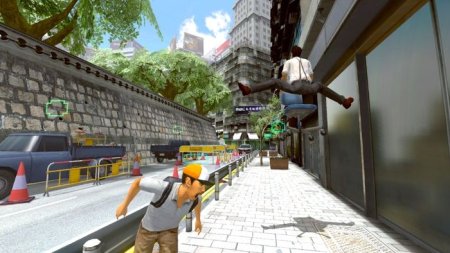 Купить игру Офисное Кунг-Фу (Kung Fu Rider) Русская Версия для PlayStation Move (PS3) USED Б/У для Sony Playstation 3