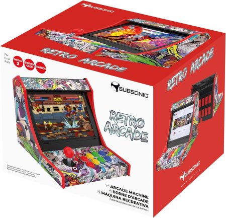Мини-аркадный контроллер Subsonic Retro Arcade Machine (SA5754) (Switch 2/Switch Oled/Switch)