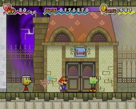 Купить игру Super Paper Mario (Wii/WiiU) USED Б/У на Nintendo Wii диск