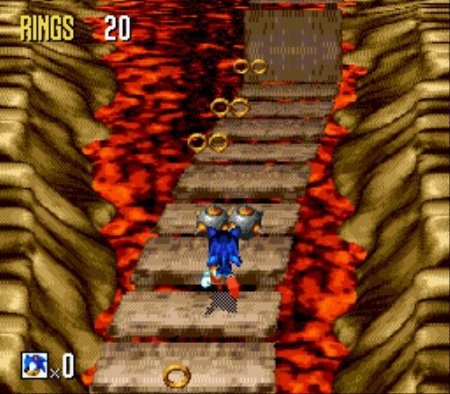 Соник 3Д Бласт (Sonic 3D Blast) Русская Версия (16 bit) 