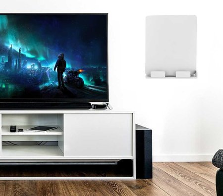 Настенное крепление + подставка для вертикальной установки консоли (JYS-P5123) Белый (White) (PS5)