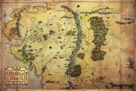   Maxi Pyramid:   (Journey Map)  (The Hobbit) (PP32960) 91,5 