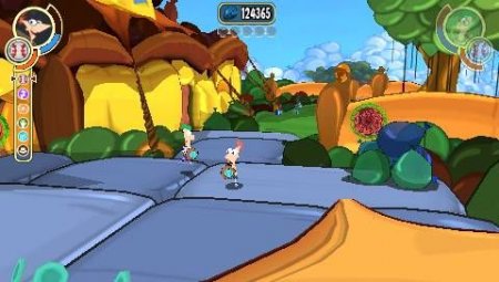    .  2-  (Phineas and Ferb Across the 2nd Dimension)   (PSP) 