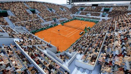игра Tennis World Tour: Roland Garros Edition Русская Версия (Switch) для Nintendo Switch