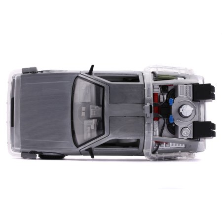 Модель машинки Jada Toys Hollywood Rides: Машина Времени (Time Machine) Назад в Будущее 2 (Back to the Future 2) (31468) 1:24 