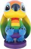 Фигурка подставка для геймпада/телефона Cable Guys: Радужный Стич (Rainbow Stitch) Лило и Стич Коллекция Дисней Прайд (Lilo & Stitch Disney Pride Collection) (896057) 20 см
